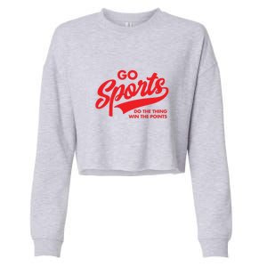 Go Sports Do The Thing Cropped Pullover Crew