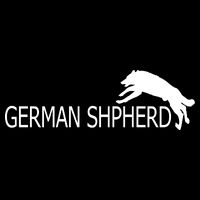 German Shepherd Dog Logo Doggie Tank