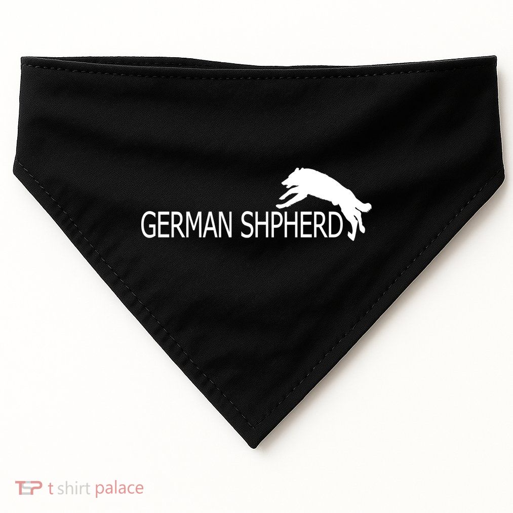 German Shepherd Dog Logo USA-Made Doggie Bandana