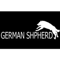 German Shepherd Dog Logo Bumper Sticker