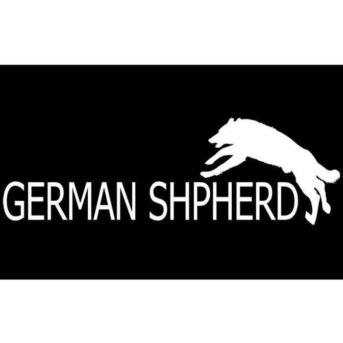 German Shepherd Dog Logo Bumper Sticker