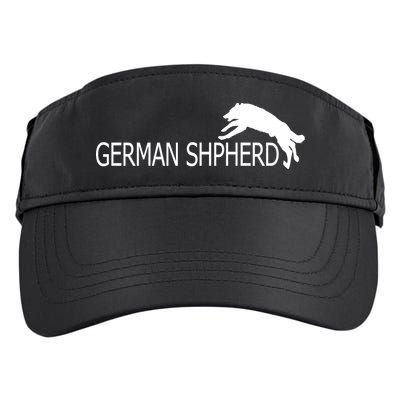 German Shepherd Dog Logo Adult Drive Performance Visor