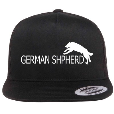 German Shepherd Dog Logo Flatbill Hat