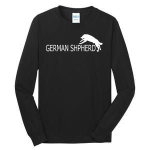 German Shepherd Dog Logo Tall Long Sleeve T-Shirt