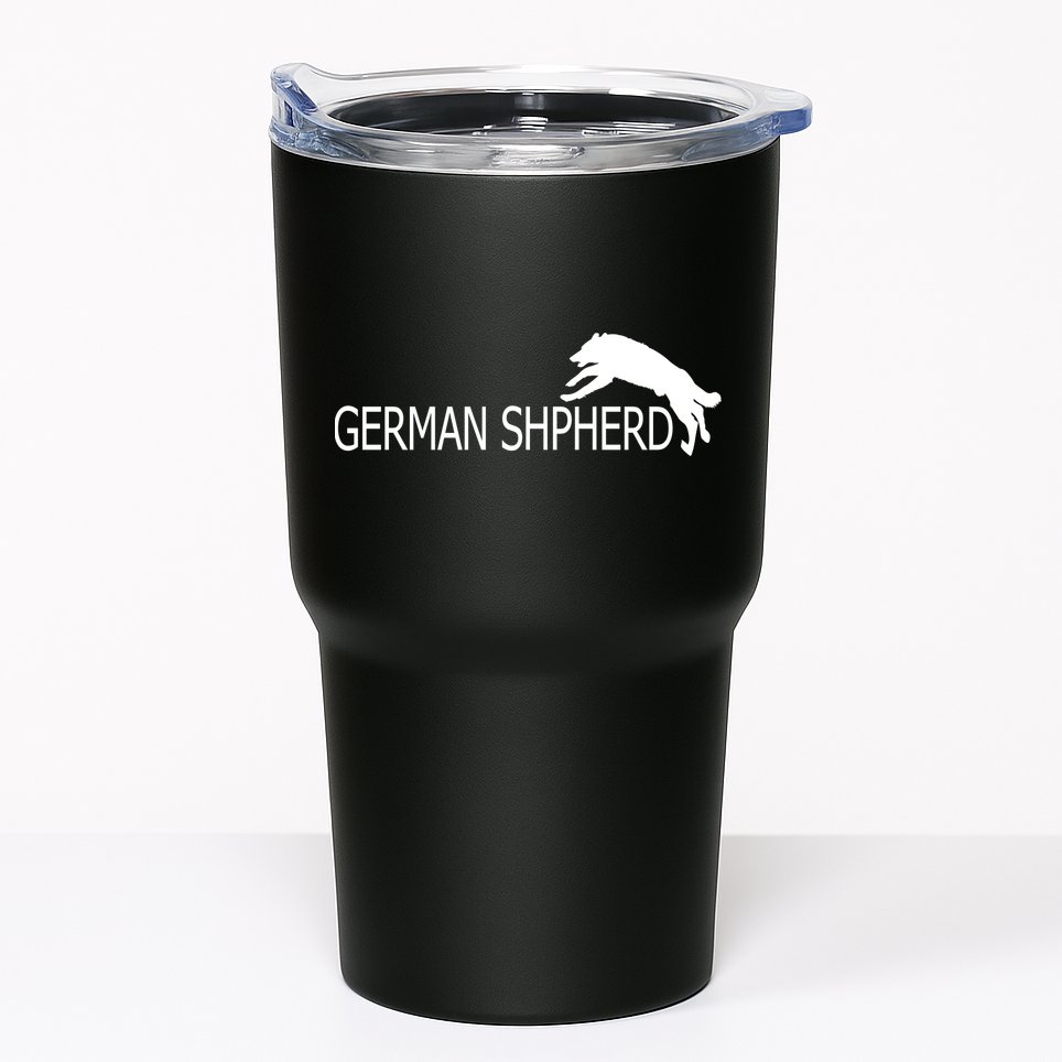 German Shepherd Dog Logo Tumbler