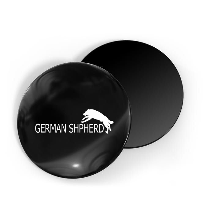 German Shepherd Dog Logo Magnet