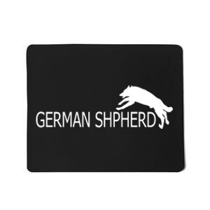 German Shepherd Dog Logo Mousepad