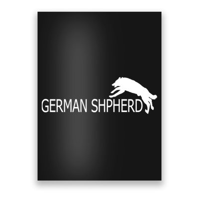 German Shepherd Dog Logo Poster