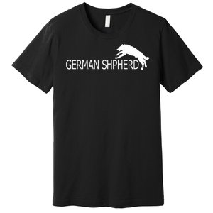 German Shepherd Dog Logo Premium T-Shirt