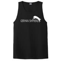 German Shepherd Dog Logo PosiCharge Competitor Tank