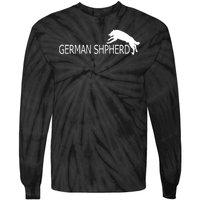 German Shepherd Dog Logo Tie-Dye Long Sleeve Shirt