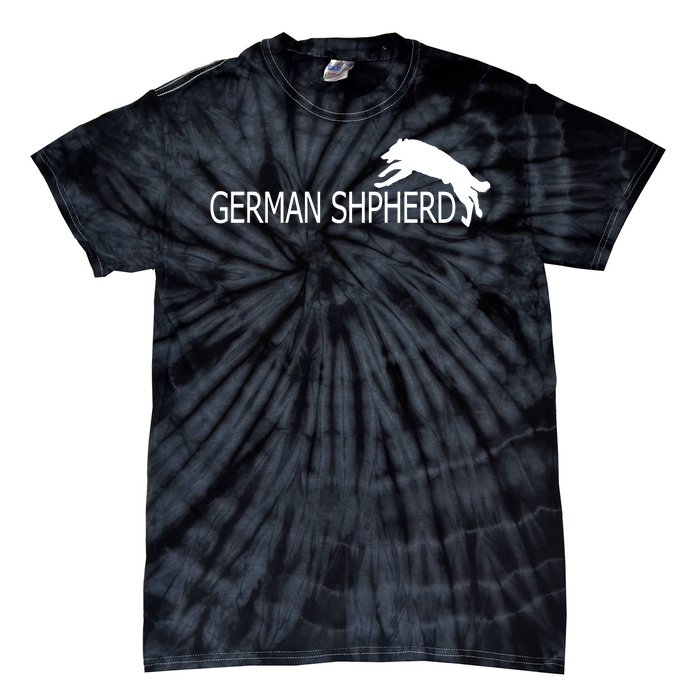 German Shepherd Dog Logo Tie-Dye T-Shirt