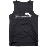 German Shepherd Dog Logo Tank Top