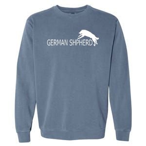 German Shepherd Dog Logo Garment-Dyed Sweatshirt