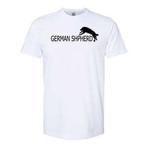 German Shepherd Dog Logo Softstyle CVC T-Shirt