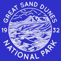 Great Sand Dunes National Park Cool White Line Art Outdoor Great Gift T-Shirt