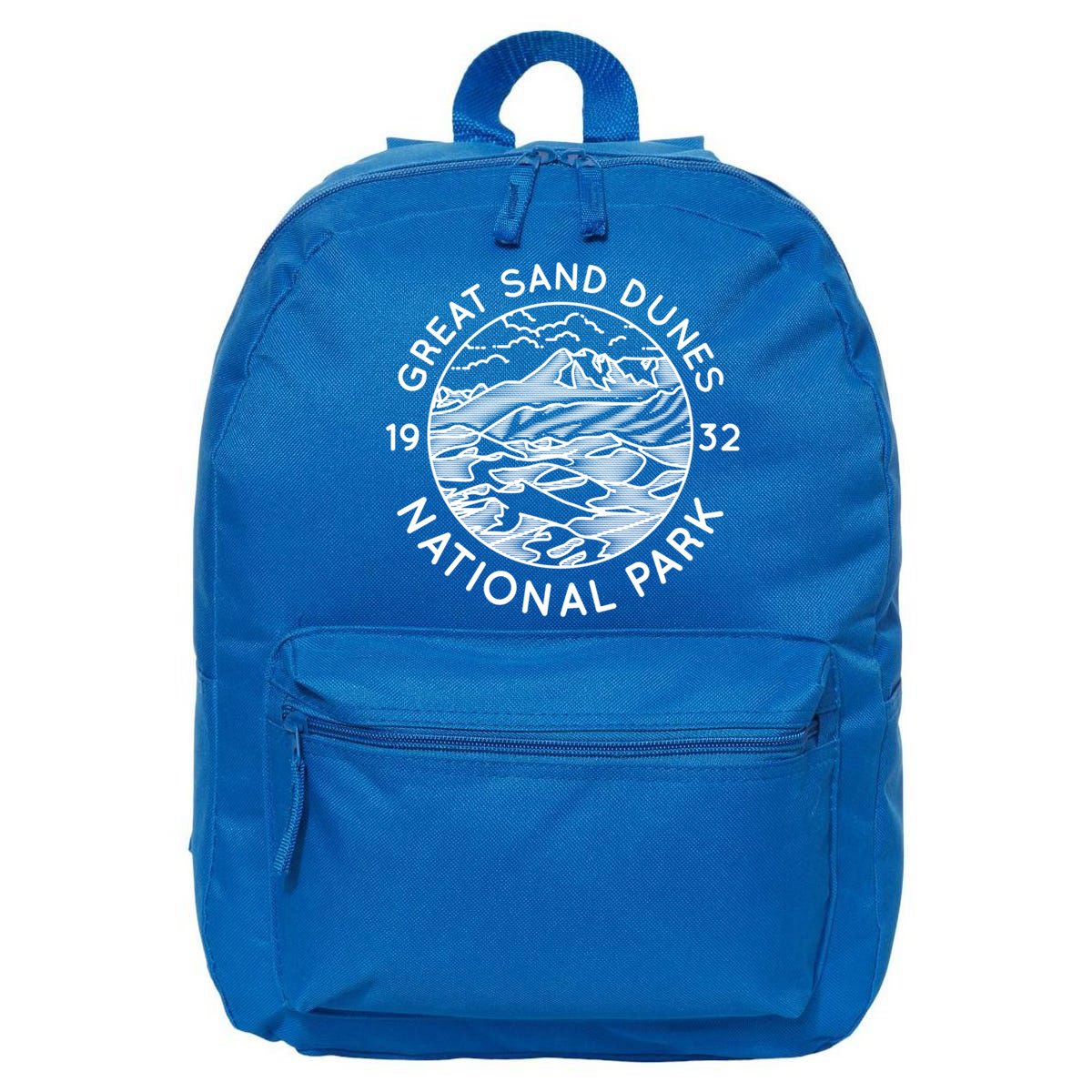 Great Sand Dunes National Park Cool White Line Art Outdoor Great Gift 16 in Basic Backpack
