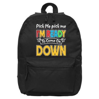 Game Show Enthusiast Ready for the Spotlight 16 in Basic Backpack