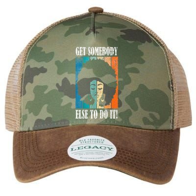 Get Somebody Else To Do It Black Women Are Tired Rest Legacy Tie Dye Trucker Hat
