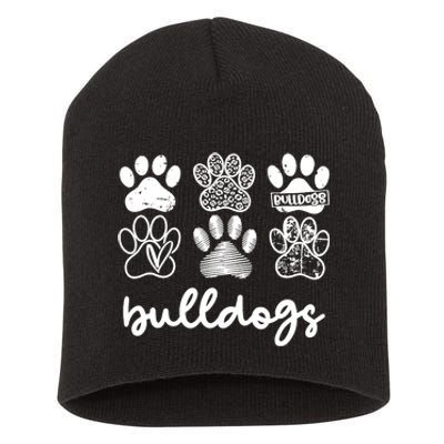 Go Sic Em Funny Bulldogs Lover Short Acrylic Beanie