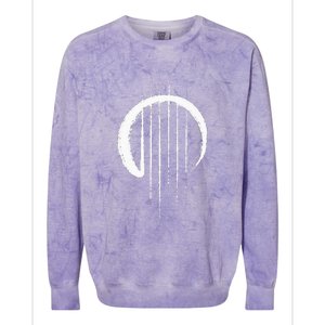 Guitar Strings Enso Japan Zen Circle Calligraphy Guitarist Colorblast Crewneck Sweatshirt