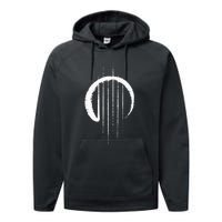 Guitar Strings Enso Japan Zen Circle Calligraphy Guitarist Performance Fleece Hoodie