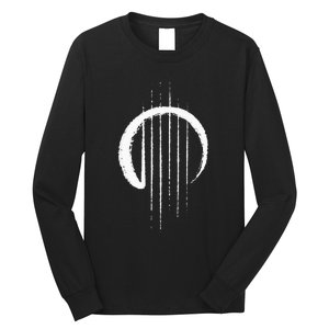 Guitar Strings Enso Japan Zen Circle Calligraphy Guitarist Long Sleeve Shirt