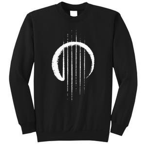 Guitar Strings Enso Japan Zen Circle Calligraphy Guitarist Sweatshirt