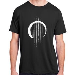 Guitar Strings Enso Japan Zen Circle Calligraphy Guitarist Adult ChromaSoft Performance T-Shirt