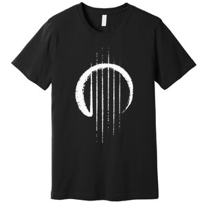 Guitar Strings Enso Japan Zen Circle Calligraphy Guitarist Premium T-Shirt