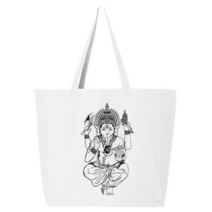 Ganesh Symbol Elephant God Yoga Meditation Gift 25L Jumbo Tote