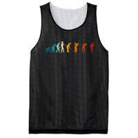 Golf Sports Evolution Of Man Vintage Golfing Mesh Reversible Basketball Jersey Tank