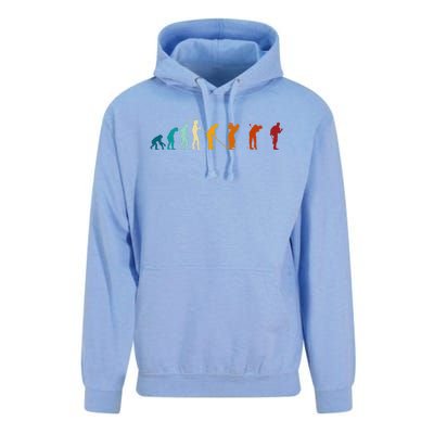 Golf Sports Evolution Of Man Vintage Golfing Unisex Surf Hoodie