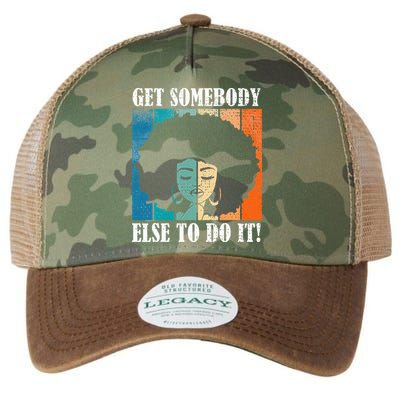 Get Somebody Else To Do It Black Women Are Tired Rest Legacy Tie Dye Trucker Hat
