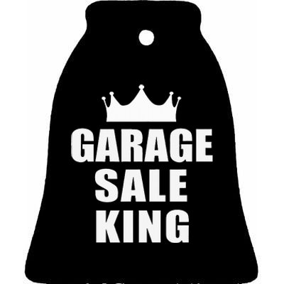 Garage Sale Funny Garage Sale King Yard Sale Ceramic Bell Ornament