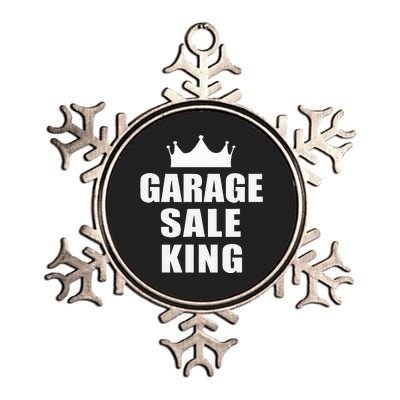 Garage Sale Funny Garage Sale King Yard Sale Metallic Star Ornament