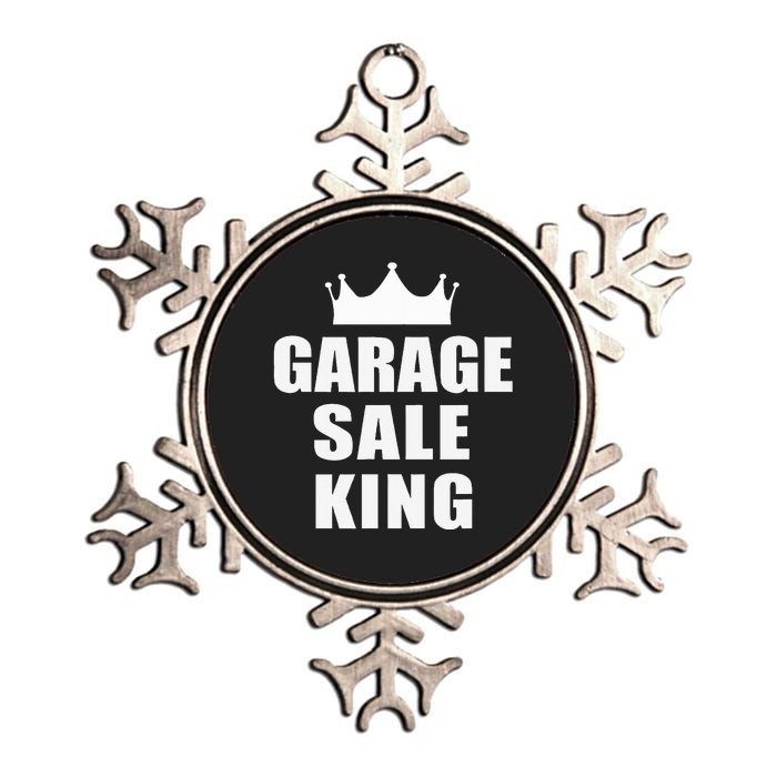 Garage Sale Funny Garage Sale King Yard Sale Metallic Star Ornament