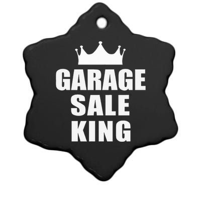 Garage Sale Funny Garage Sale King Yard Sale Ceramic Star Ornament