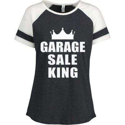 Garage Sale Funny Garage Sale King Yard Sale Enza Ladies Jersey Colorblock Tee