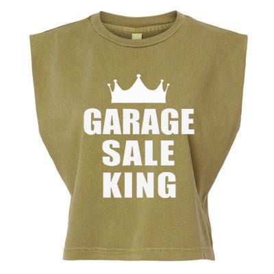 Garage Sale Funny Garage Sale King Yard Sale Garment-Dyed Women's Muscle Tee