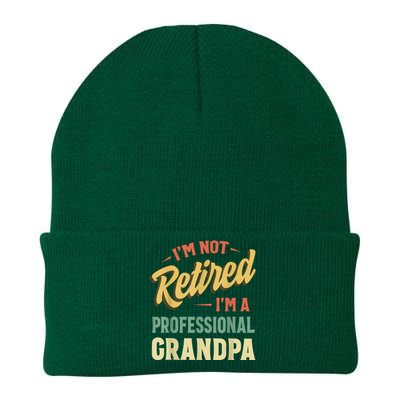 Grandpa Shirts For Funny Fathers Day Retired Grandpa Knit Cap Winter Beanie