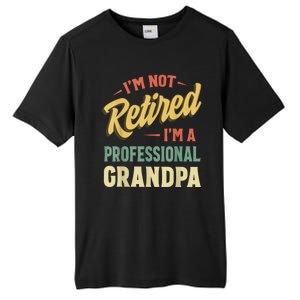 Grandpa Shirts For Funny Fathers Day Retired Grandpa Tall Fusion ChromaSoft Performance T-Shirt