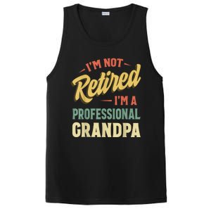 Grandpa Shirts For Funny Fathers Day Retired Grandpa PosiCharge Competitor Tank