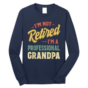 Grandpa Shirts For Funny Fathers Day Retired Grandpa Long Sleeve Shirt