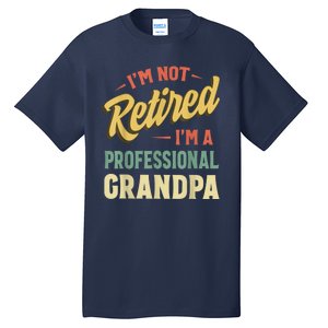 Grandpa Shirts For Funny Fathers Day Retired Grandpa Tall T-Shirt