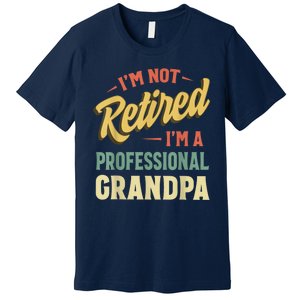 Grandpa Shirts For Funny Fathers Day Retired Grandpa Premium T-Shirt