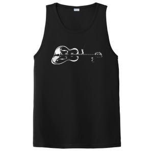 Guitarist Shark Fish Angler Fishing I Funny Guitar Player PosiCharge Competitor Tank