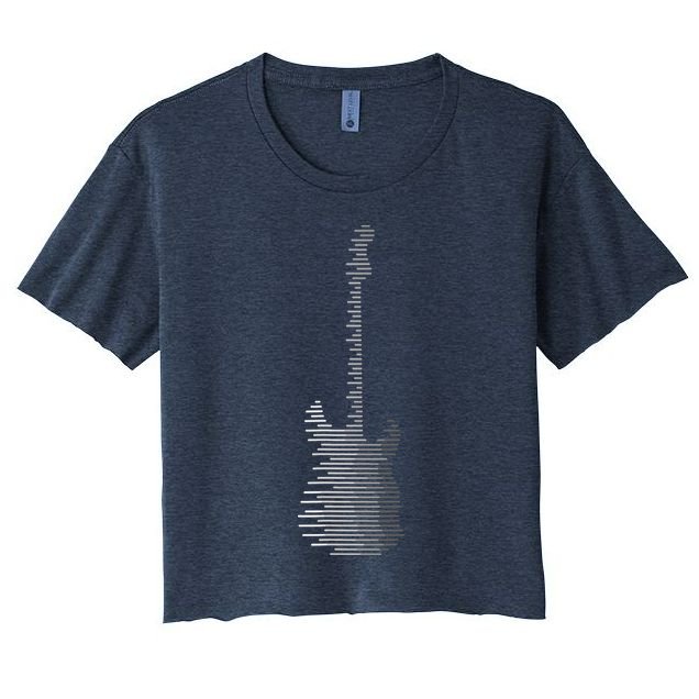 Guitar Shirts For Men Women Musician Guitarist Music Gift Crop Top