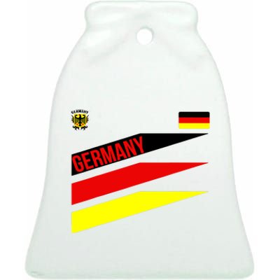 Germany Shirtjersey Flagsoccerfootball T Ceramic Bell Ornament