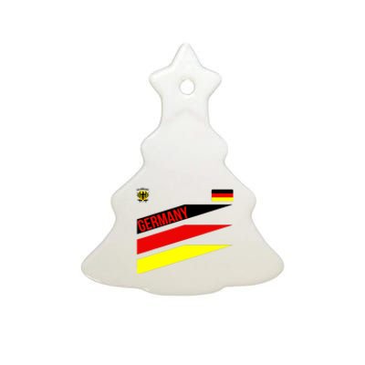 Germany Shirtjersey Flagsoccerfootball T Ceramic Tree Ornament